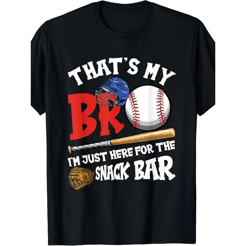 Fun Brotherly Love 220g Baseball T-Shirt - That's My Brother Design made in usa Hoodie, Sweatshirt | TeeBloomCo.com