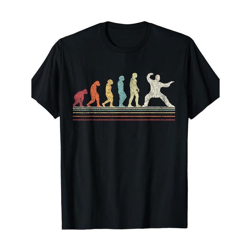 Fun Tai Chi evolved Chinese martial arts retro retro 100% cotton T-shirt Made in USA Hoodie, Sweatshirt | TeeBloomCo.com
