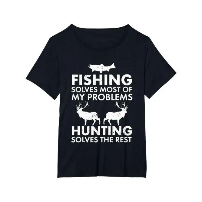 Fun fishing and hunting gift Christmas Humor Hunter Cool T-shirt Made in USA Hoodie, Sweatshirt | TeeBloomCo.com