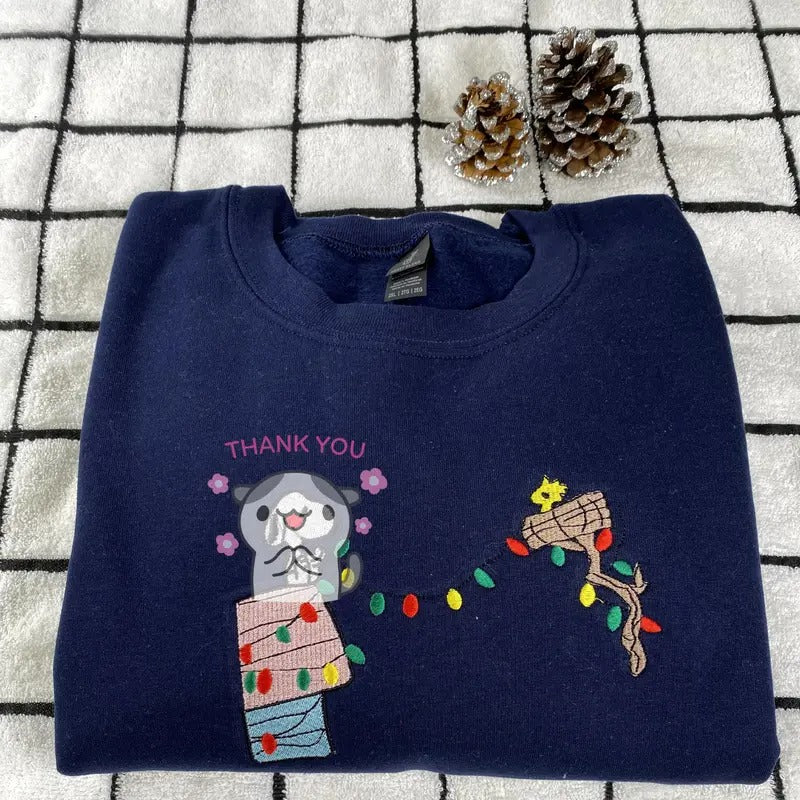 Funny  Embroidered christmas Sweatshirt - Family Matching Christmas Party Shirt - Christmas Tee Gifts Hoodie | TeeBloomCo.com