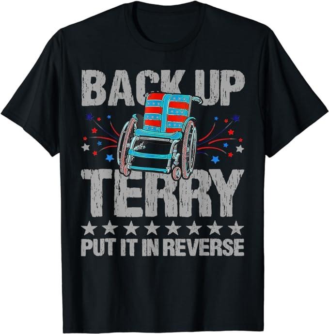Funny 4th of July Shirts For Men, Back Up Terry Put It In Reverse Firework Funny 4th Of July T-Shirt Menswear Top Casual...
