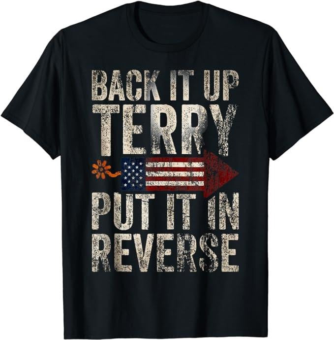 Funny 4th of July Shirts For Men, Back Up Terry Put It In Reverse Firework T-Shirt Menswear Top Casual Cotton Basic...