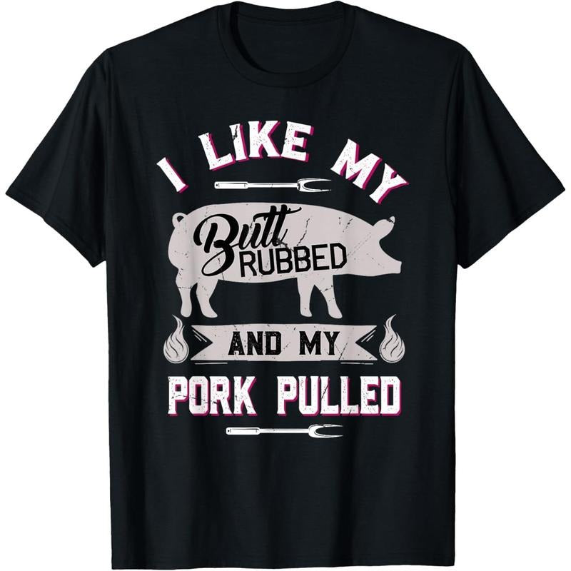 Funny BBQ Grilling Quote Pig Pulled Pork T-Shirt made in usa Hoodie, Sweatshirt | TeeBloomCo.com