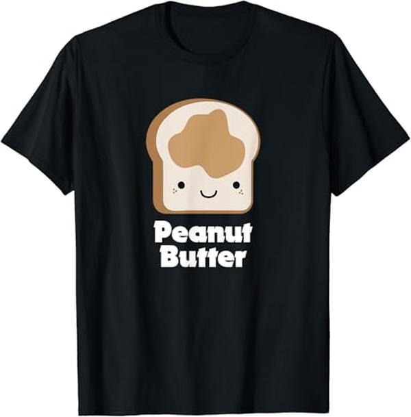 Funny Best Friend Shirts, Gift For Best Friend, Peanut Butter and Jelly Couples Friend T-Shirt Menswear Top Casual...