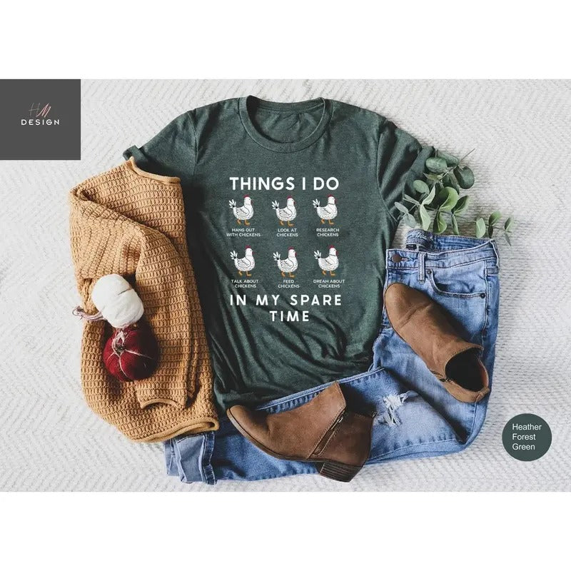 Funny Chicken Shirt Chicken Girl Shirt Chicken Mom Shirt Farm Girl Shirt Farm Family Shirt Farm Shirt Chicken Tee Farmer...