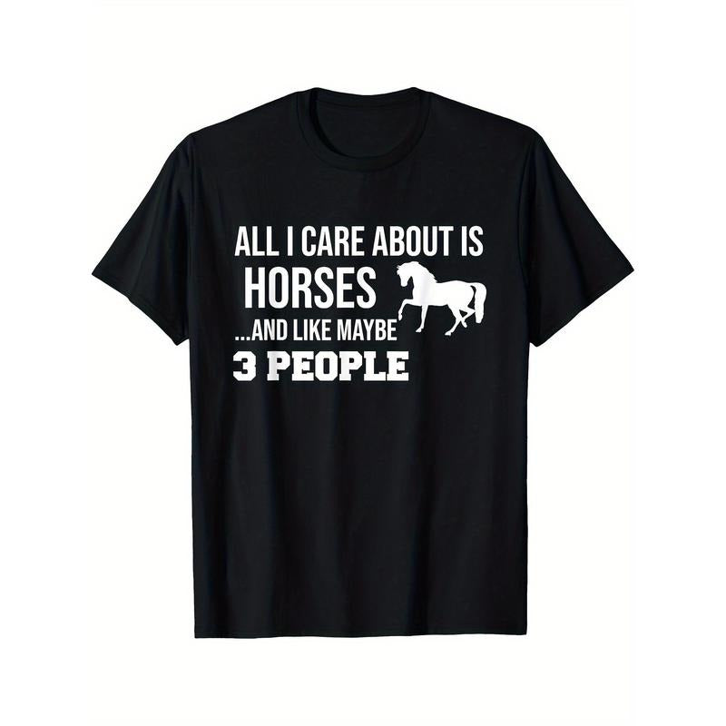 Funny Cute Horse Shirt Gift Men Women Teens T-Shirt made in usa Hoodie, Sweatshirt | TeeBloomCo.com