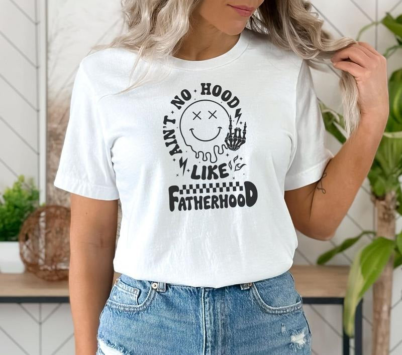 Funny Dad Svg Png Ain't No Hood Like Fatherhood Svg Fathers Day Png Retro Dad Svg Dad Shirt Png Fatherhood Svg TK43GN...