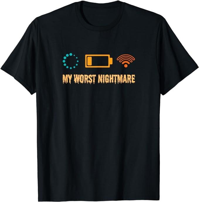 Funny Gamer Shirts, Special Gifts For Gamers, My Worst Nightmare Funny gifts for Gamers T-Shirt Menswear Casual Classic...