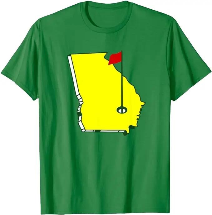 Funny Golf T-Shirt, Gift For Golfer, Georgia Golf Flag State T-Shirt Menswear Top Underwear Hoodie, Sweatshirt