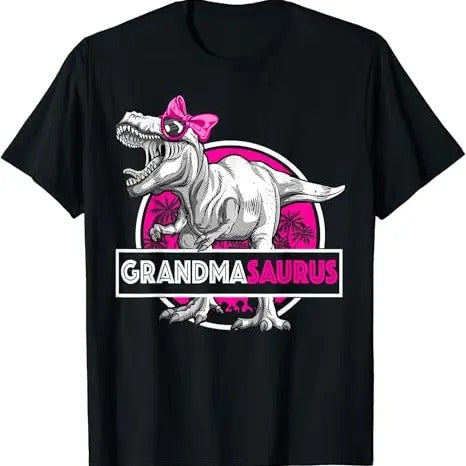 Funny Grandma Shirt, Gift For Grandmother, Grandmasaurus T-Rex Matching Funny T-Shirt Casual Cotton Top Hoodie, Sweatshirt