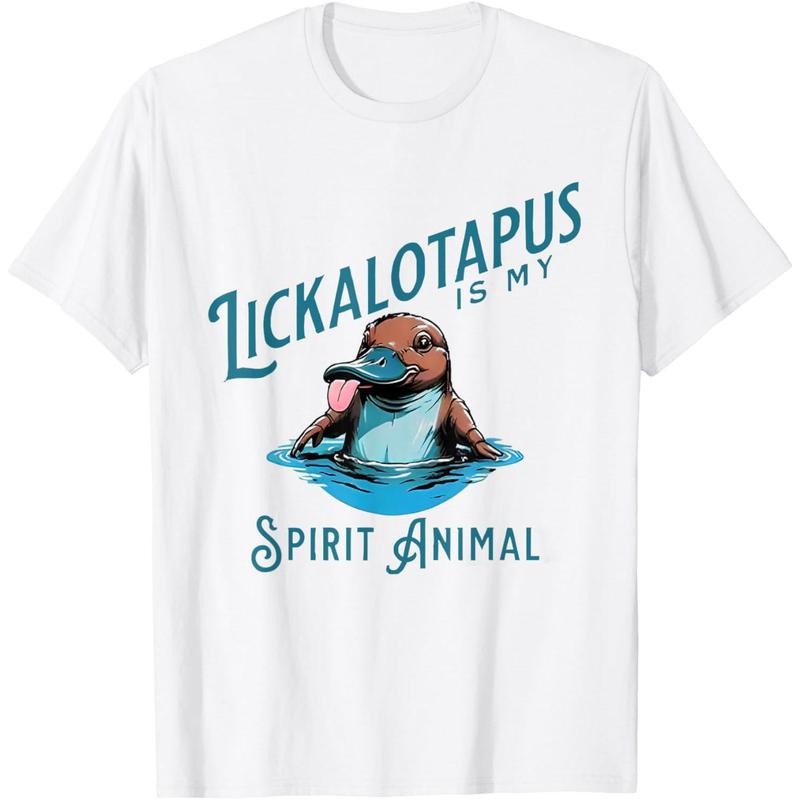 Funny Lickalotopus is My Spirit Animal Funny Platypus Humor T-Shirt made in usa Hoodie, Sweatshirt | TeeBloomCo.com