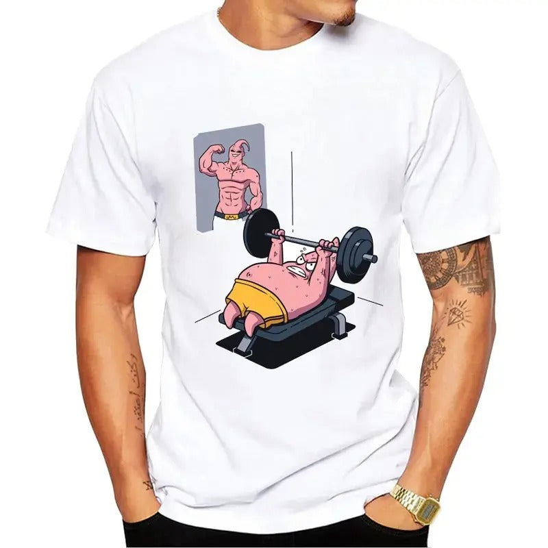 Funny Meme Shirt, Big Buu At Gym Meme T-Shirt Casual Classic Hoodie, Sweatshirt | TeeBloomCo.com