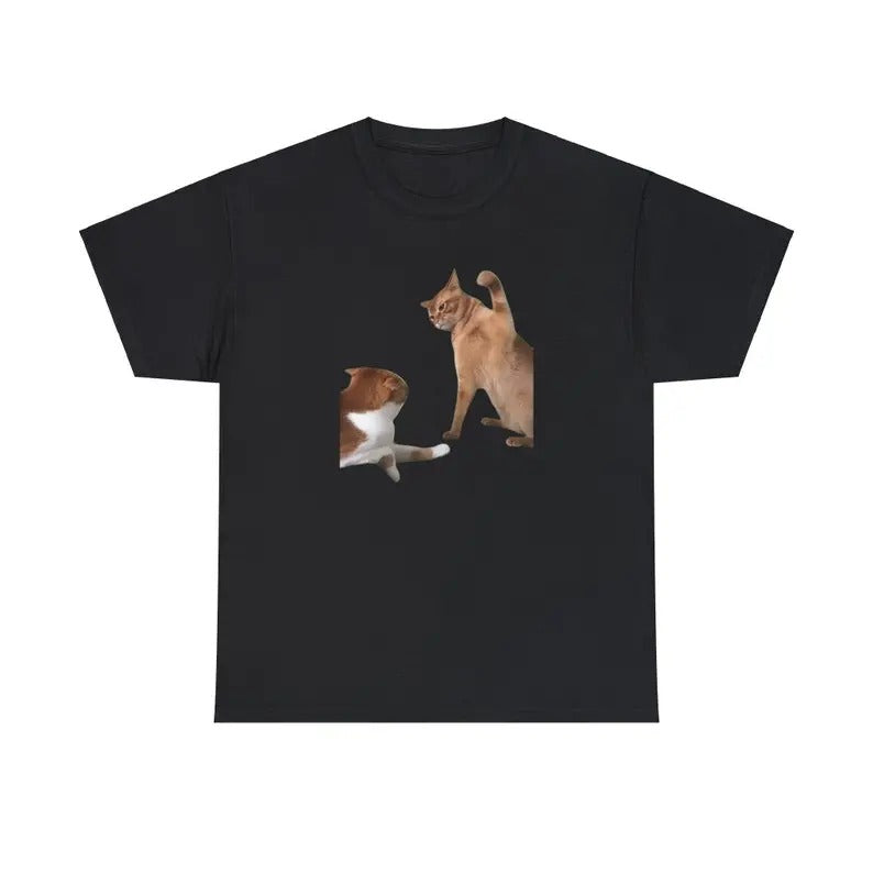 Funny Meme Shirt, Cat Slapping Tee, Cat Meme Gift Unisex T-Shirt Hoodie, Sweatshirt | TeeBloomCo.com