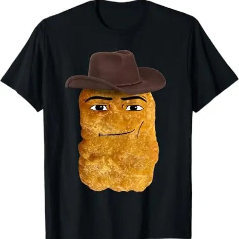 Funny Meme Shirt, Cowboy Chicken Nugget Tee, Gift Unisex T-Shirt Hoodie, Sweatshirt | TeeBloomCo.com