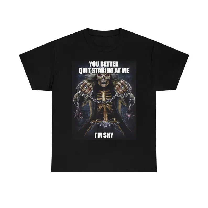 Funny Meme Shirt, Hard Bad*ss Skeleton Tee, Gift Unisex T-Shirt Hoodie, Sweatshirt | TeeBloomCo.com