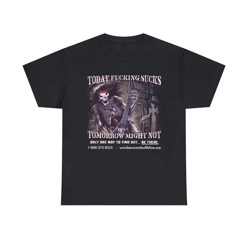 Funny Meme Shirt, Hard Skeleton Suicide Prevention Tee, Gift Unisex T-Shirt Hoodie, Sweatshirt | TeeBloomCo.com