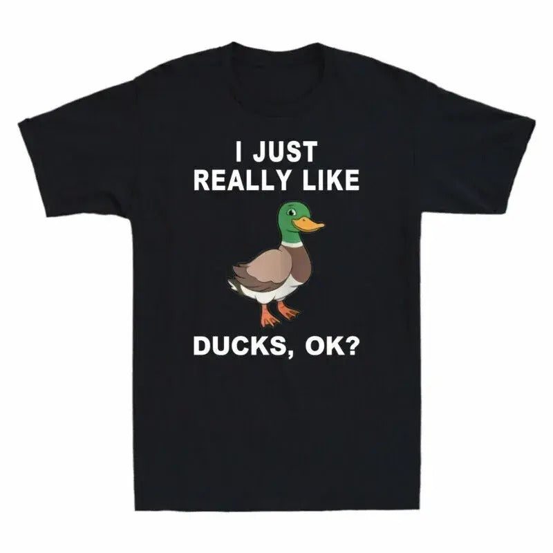 Funny Meme Shirt, I Lovers Duck For Like Really Duck Tee, Gift Unisex T-Shirt Hoodie, Sweatshirt | TeeBloomCo.com