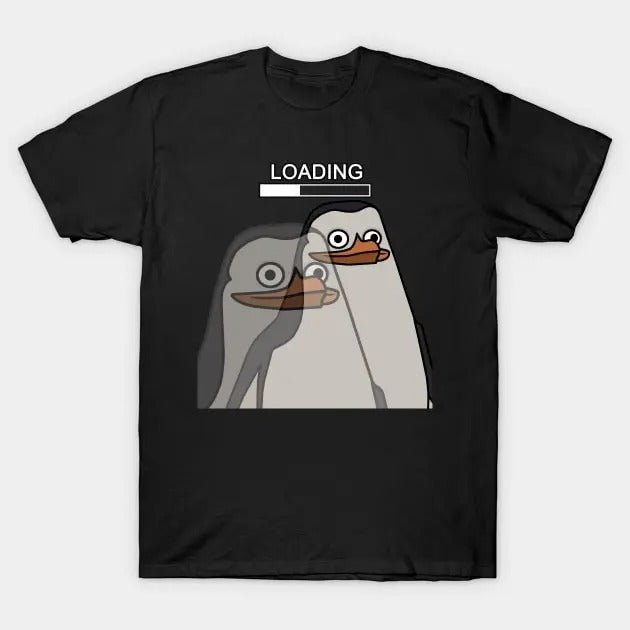 Funny Meme Shirt, Loading. Penguin. Tee, Gift Unisex T-Shirt Hoodie, Sweatshirt | TeeBloomCo.com