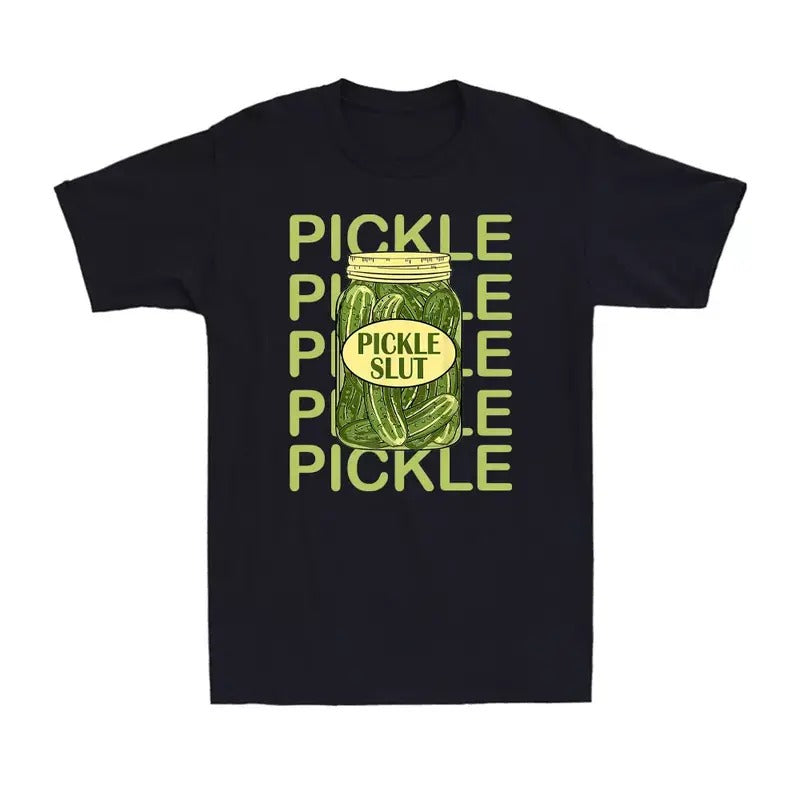 Funny Meme Shirt, Pickle Sl*t Who Loves Pickles Tee, Gift Unisex T-Shirt Hoodie, Sweatshirt | TeeBloomCo.com