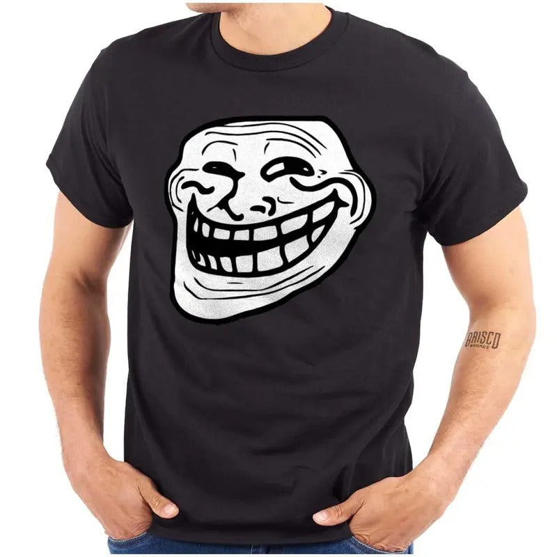 Funny Meme Shirt, Troll Face Original Meme Smile Mad Graphic T Shirt Casual Classic Hoodie, Sweatshirt | TeeBloomCo.com