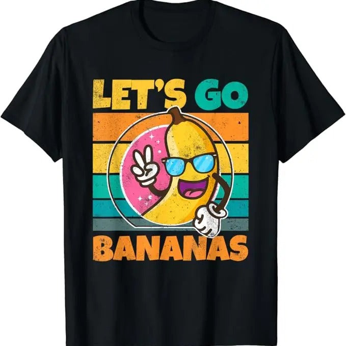 Funny Meme Shirts For Men, Retro Vintage Funny Banana Meme Let Go Banana Peace Bananas T-Shirt Menswear Top Hoodie,...