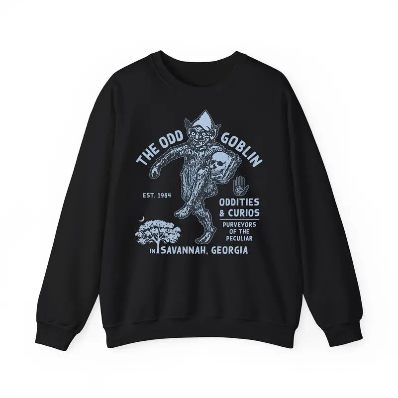 Funny Meme, The Oddities Goblin Sweatshirt, Weird Shirt For Men And Women, Unusual Comfort Occult Merch, Original Goblin...