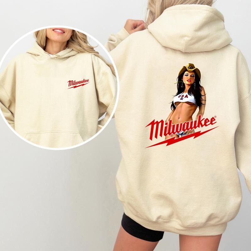 Funny Milwaukee 2-Sided Hoodie, Milwaukee Hoodie Bold & Cheeky for Men, Blue Collar Humor Shirt, Gift for Tool Lovers,...