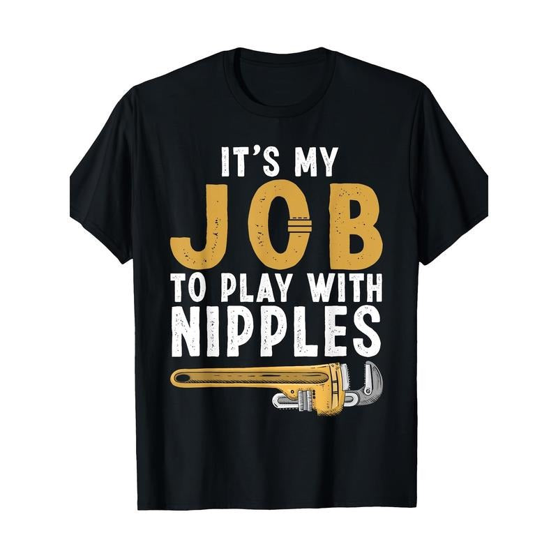 Funny Plumber Design For Men Women Plumbing Tools Plumber Men's T-Shirt Made in USA Hoodie, Sweatshirt | TeeBloomCo.com