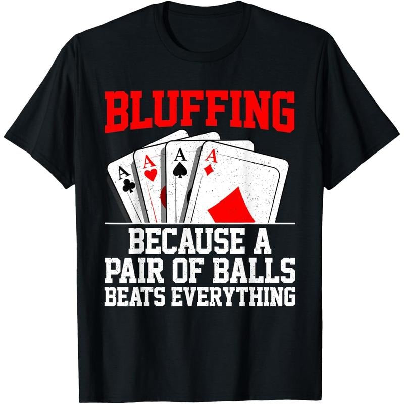Funny Poker Design For Men Women Poker Player Poker Lovers T-Shirt made in usa Hoodie, Sweatshirt | TeeBloomCo.com