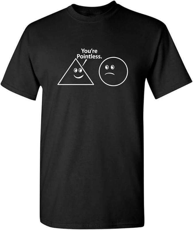 Funny Sarcastic Shirts For Women, You're Pointless Silly Clever Math Sarcastic Funny T Shirt Womenswear Casual Cotton...