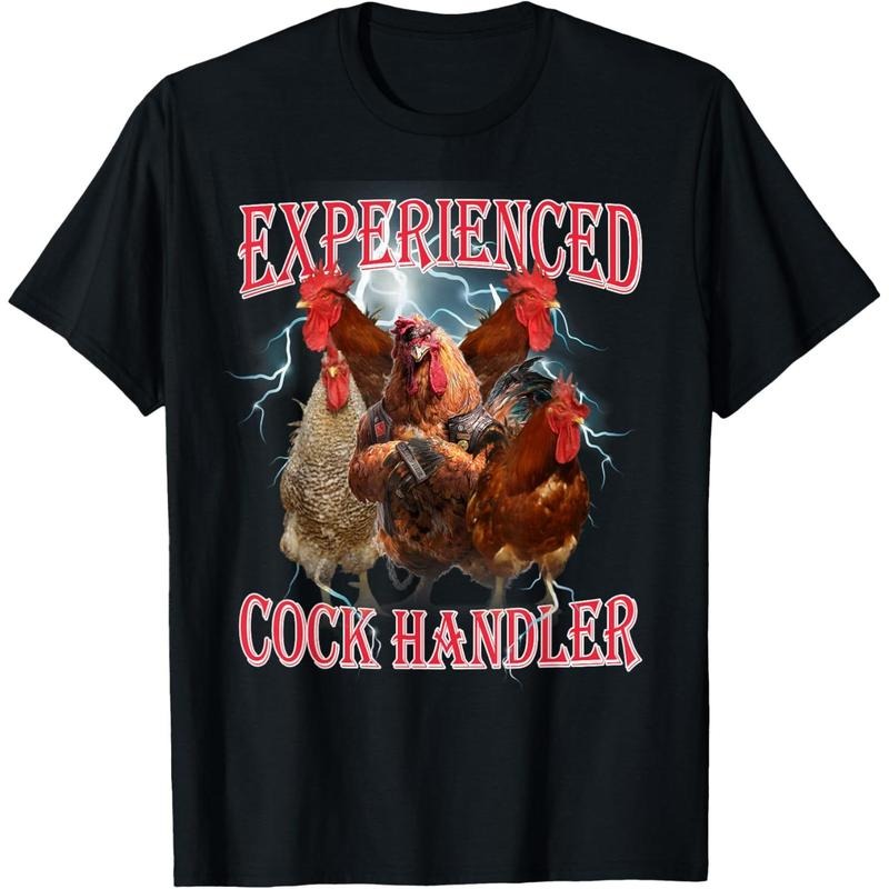Funny Sayings For Adult Experienced cock handler Meme Dank T-Shirt made in usa Hoodie, Sweatshirt | TeeBloomCo.com