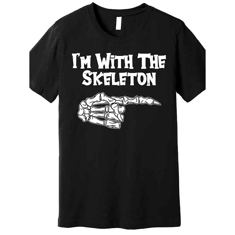 Funny Skeleton Halloween Premium T-shirt