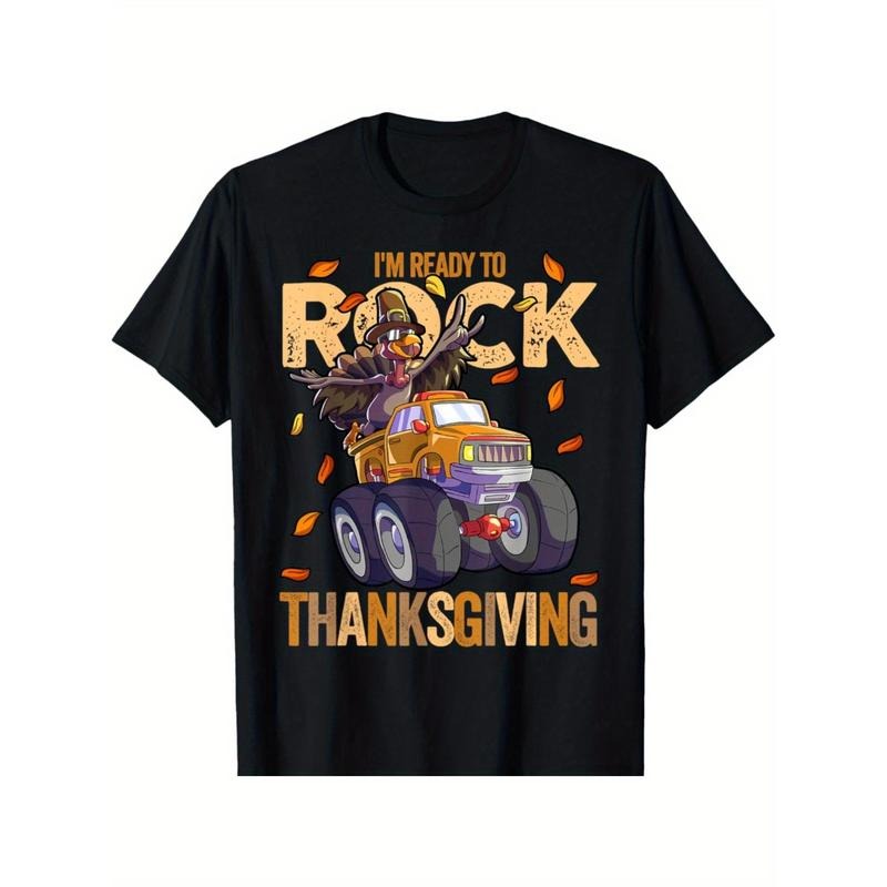 Funny Turkey Monster Truck Thanksgiving Turkey T-Shirt made in usa Hoodie, Sweatshirt | TeeBloomCo.com