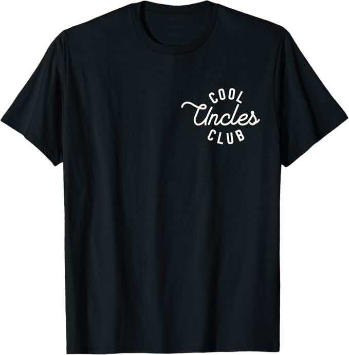 Funny Uncle Shirts, Gifts For Uncle, Pocket Cool Uncles Club T-Shirt