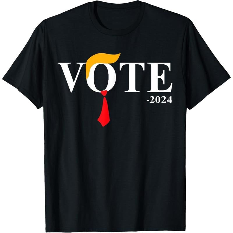 Funny Vote Trump 2024 Hair Tie T-Shirt made in usa Hoodie, Sweatshirt | TeeBloomCo.com