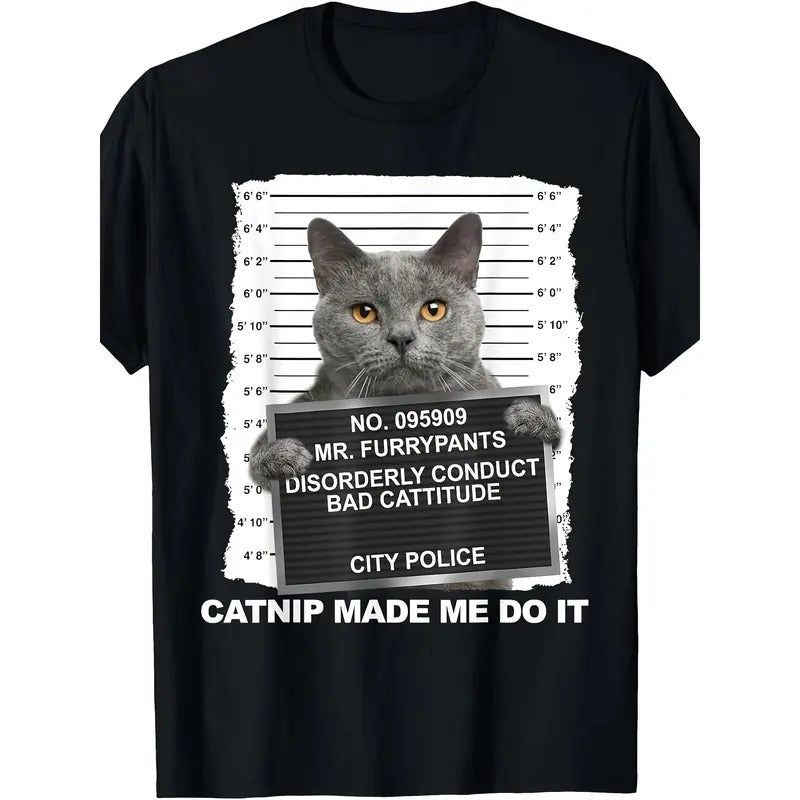 Funny cat print T-shirt  made in usa Hoodie, Sweatshirt | TeeBloomCo.com