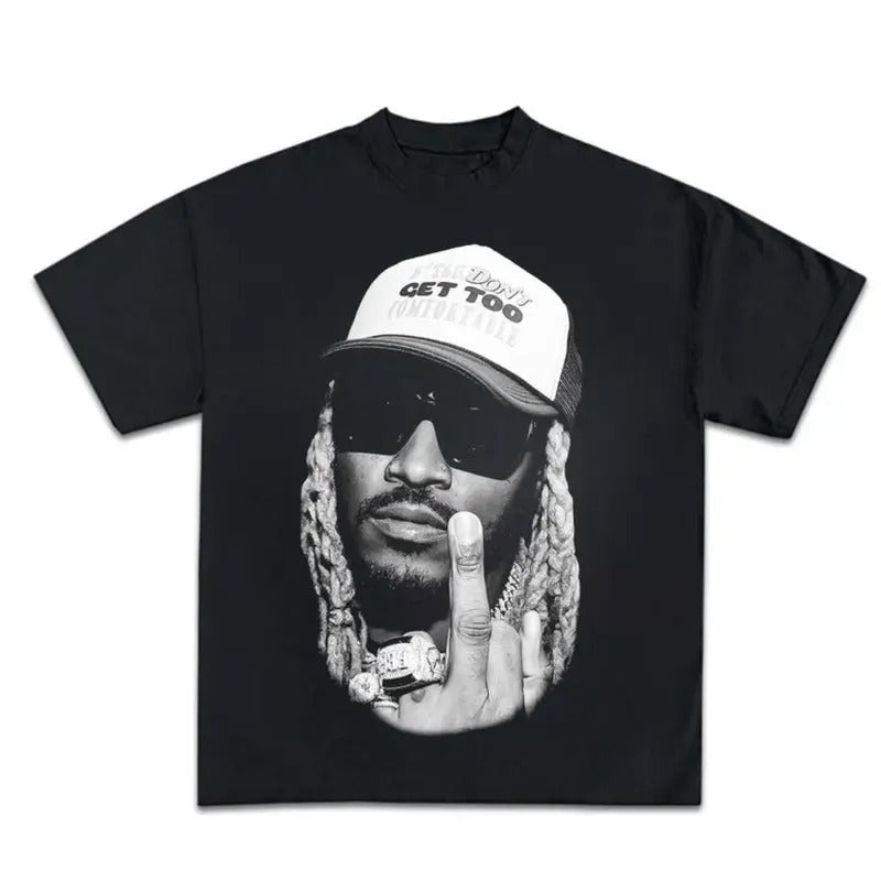 Future H face Graphic tee Rap Booteg Style Hip hop Unisex T Shirt Crew Neck Hoodie, Sweatshirt | TeeBloomCo.com