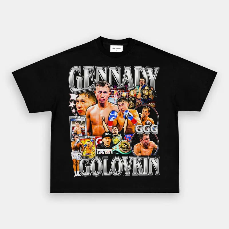 GENNADY GOLOVKIN TEE  Boxing T-shirt, Boxer Tee, Sports Shirt, Athletic Tee, Fitness Gift, Workout T-shirt Crewneck...