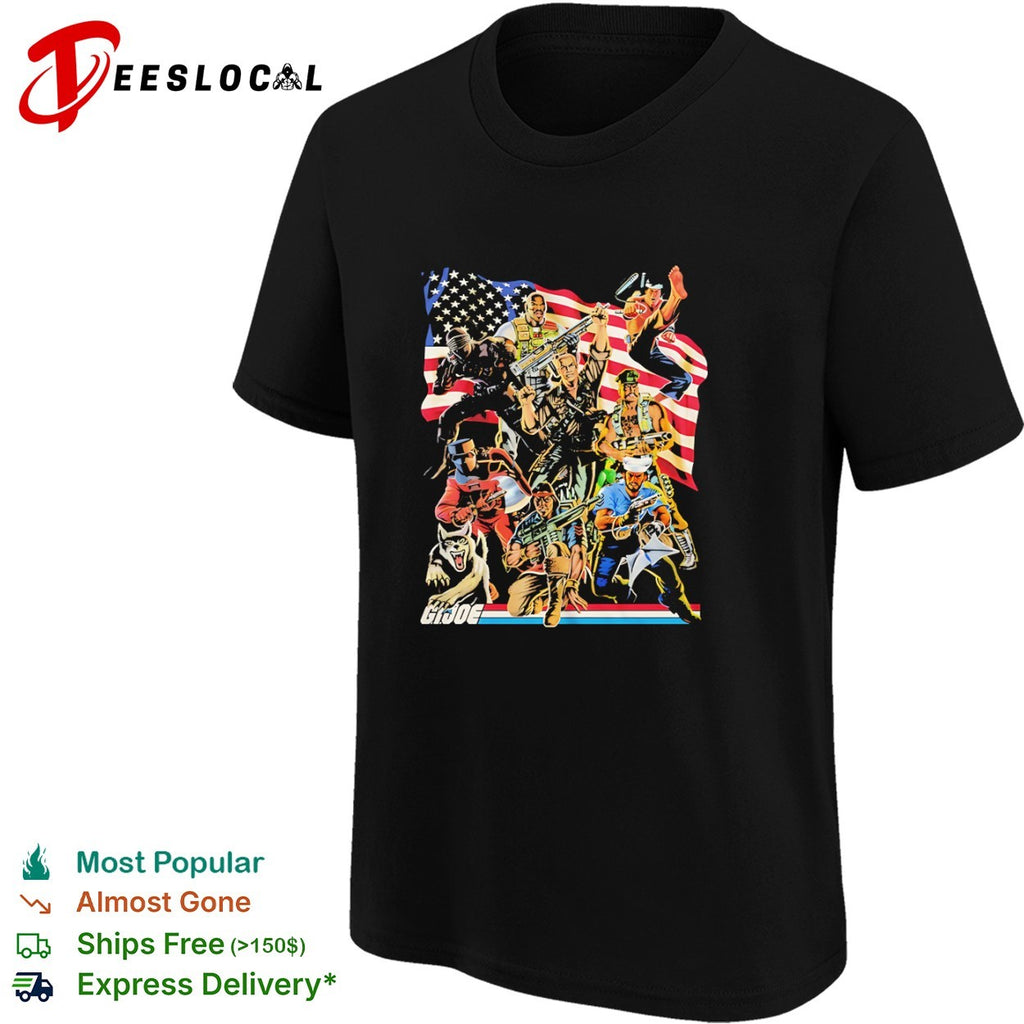 GI Joe American flag shirt