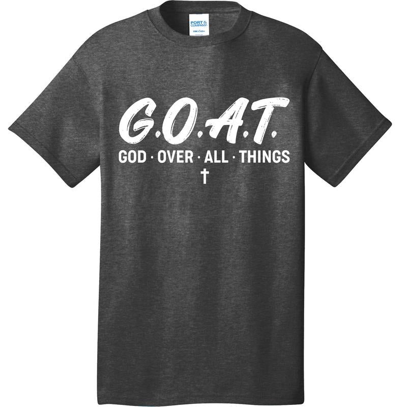GOAT God Over All Things T-Shirt Menswear Top Hoodie, Sweatshirt | TeeBloomCo.com