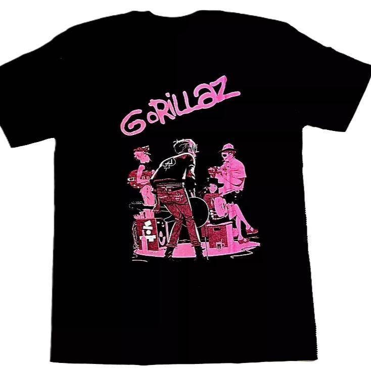 GOR!LLAZ T-shirt Virtual Band Alt Rock Hip Hop Tee Men's Black New  Top Womenswear Hoodie, Sweatshirt | TeeBloomCo.com