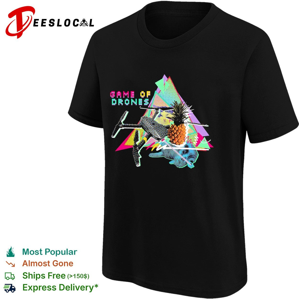 Game of Drones pineapple shirt
