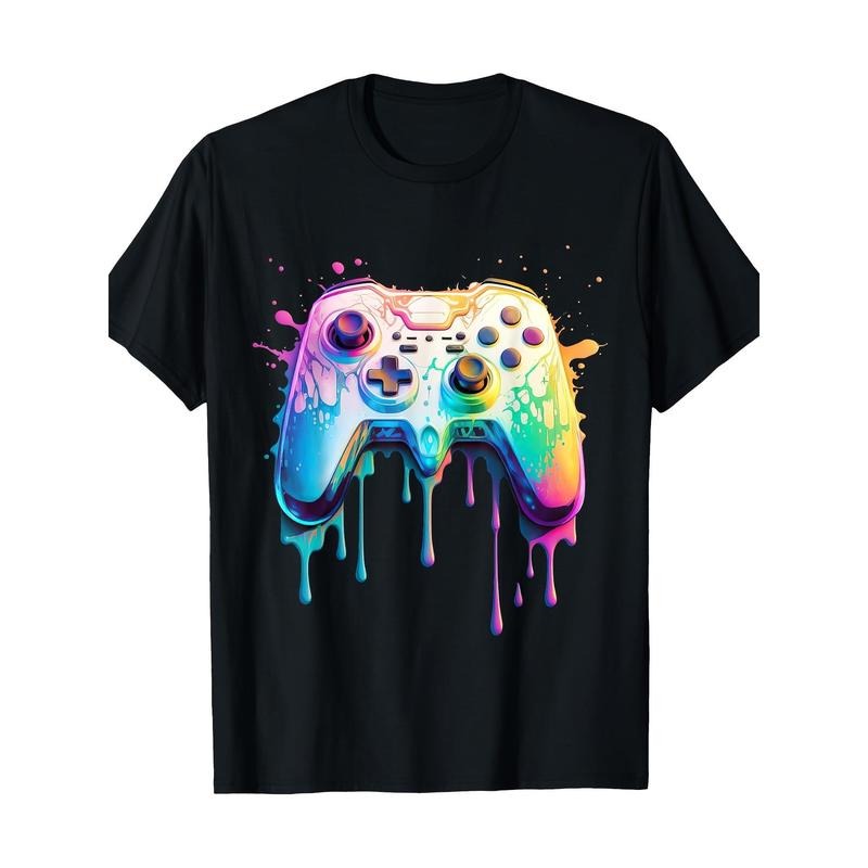 Gamer Graphic Video Game - Colorful Video Game Lover T-Shirt - 220g made in usa Hoodie, Sweatshirt | TeeBloomCo.com