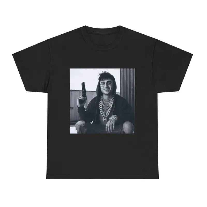 Gangsta Wizard, Unisex Shirt - Fantasy Graphic Tee, Movie Merch, Ai Meme T shirt Hoodie, Sweatshirt | TeeBloomCo.com