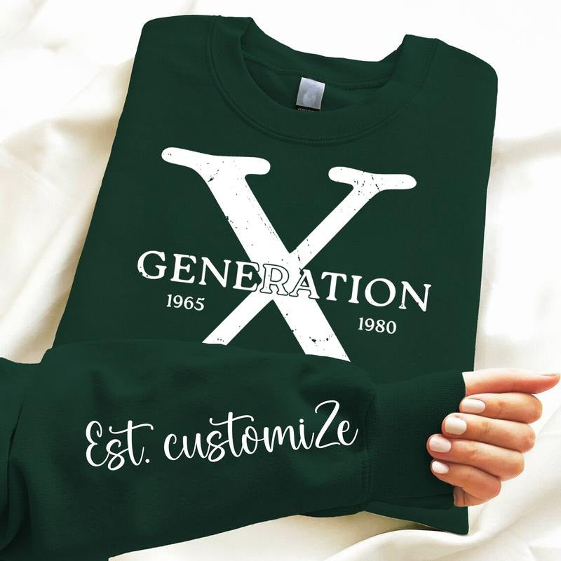 Gen X Custom Shirt Funny Personalized Raised On Hose Water Sweatshirt Unique Generation X Sweatshirt Rub Some Dirt On It...