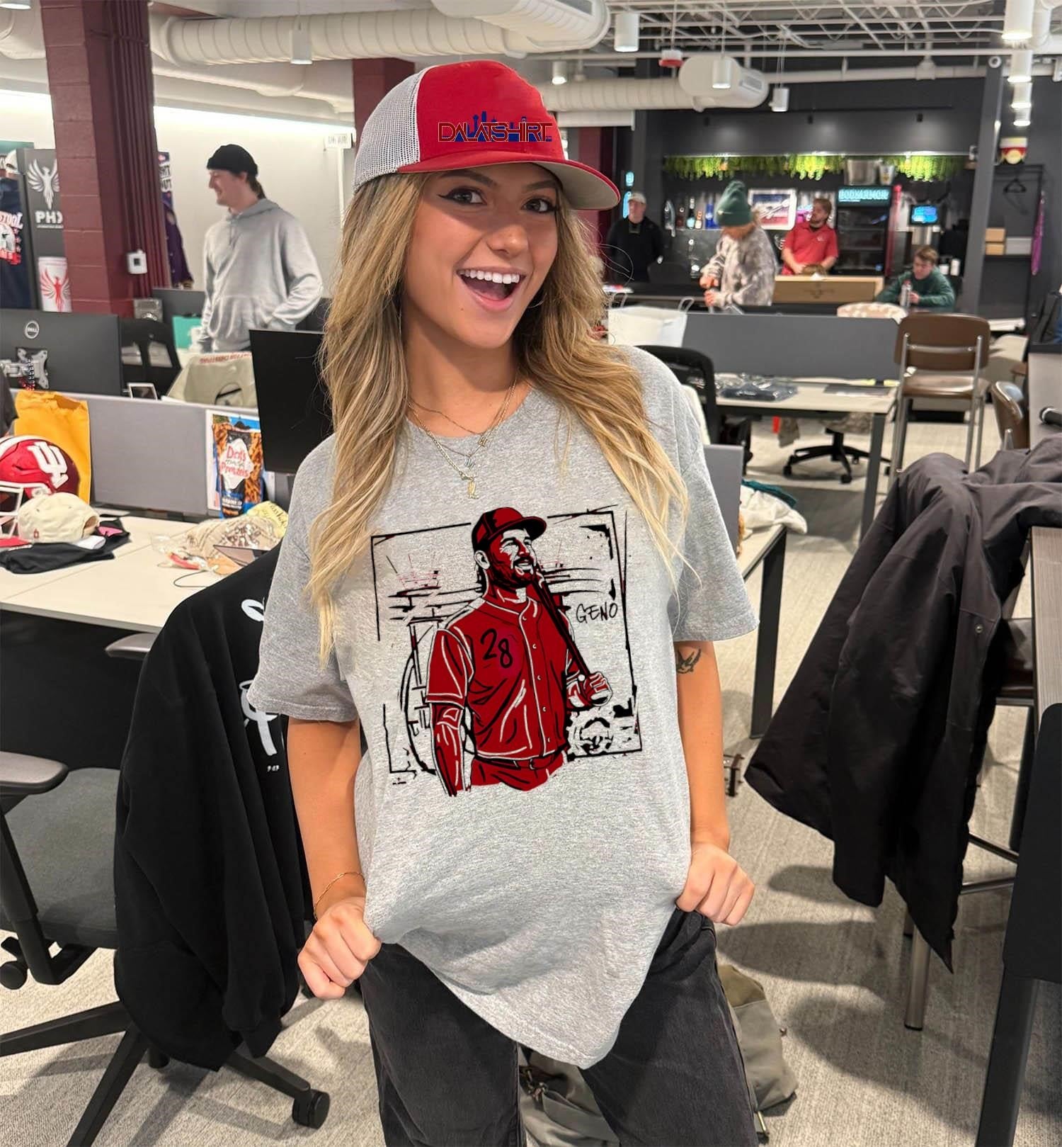 Geno 28 Baseball Player Stadium shirt