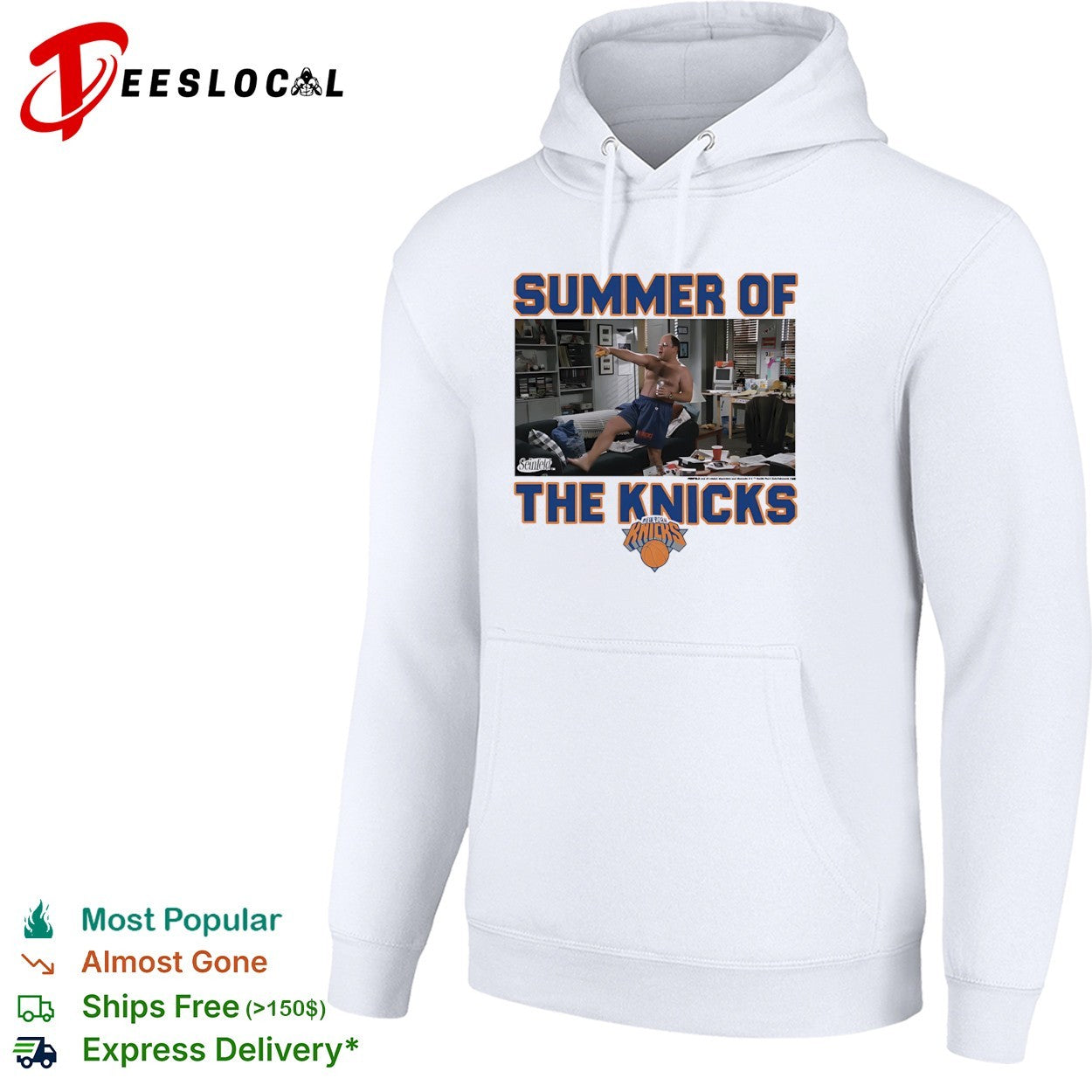 George Costanza New York Knicks Summer of the Knicks x Seinfeld basketball shirt