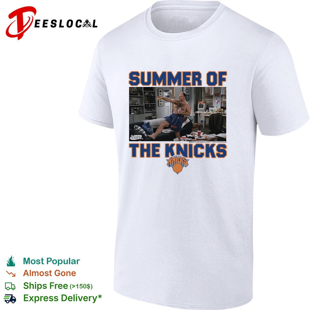 George Costanza New York Knicks Summer of the Knicks x Seinfeld basketball shirt