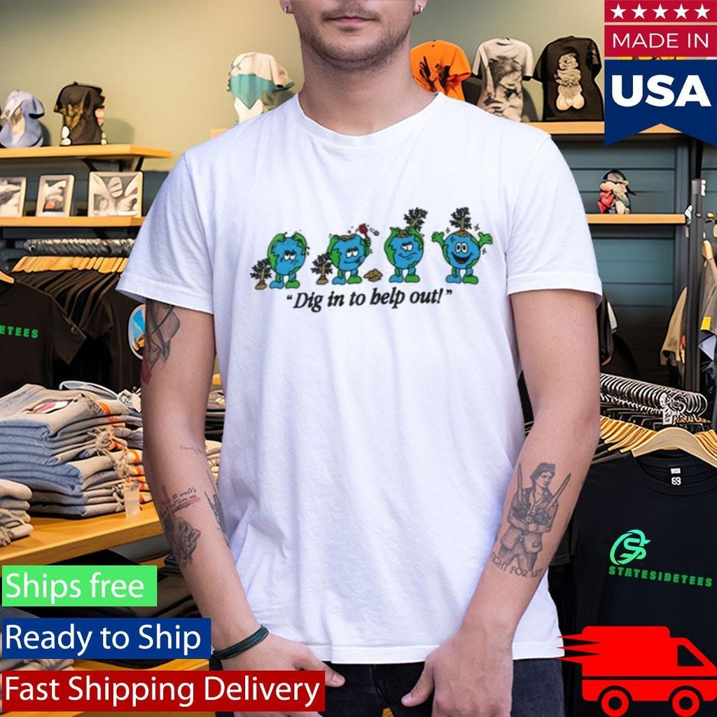 George Pickens Dig In To Belp Out Earth Shirt