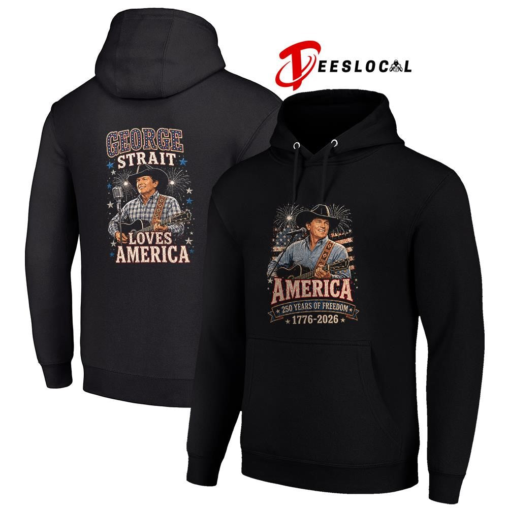 George Strait America 250 years of freedom loves America shirt